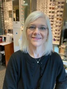 Ruth Burns Dispensary Manager and Chief Frame Stylist